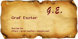 Graf Eszter névjegykártya
